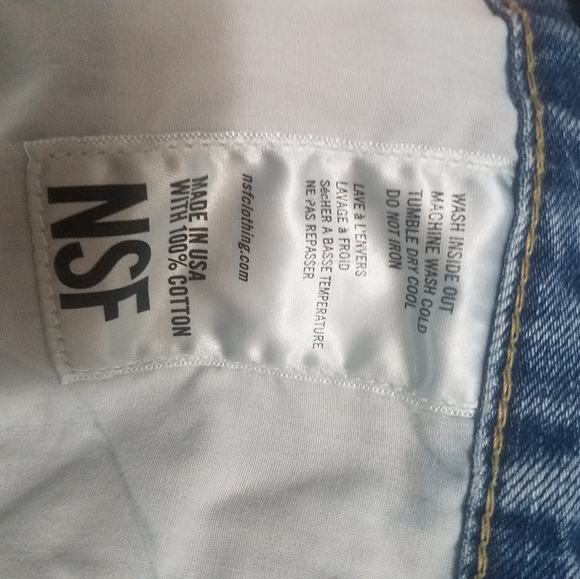 NSF Straight Slouch Jean Size 27 - Picture 4 of 4